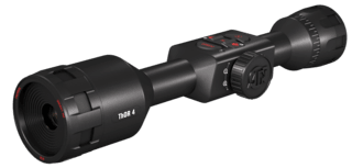 1-10x thermal rifle scope from ATN. The ATN THOR 4 features built in ballistic information and 16 hours of battery life.